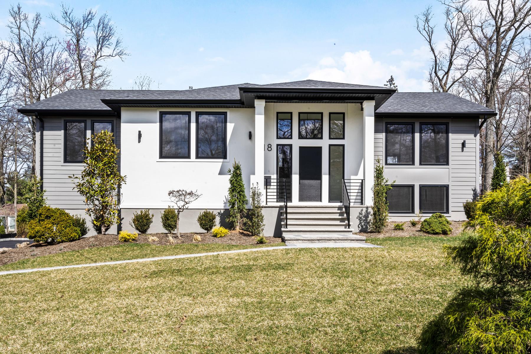 Modern custom home, Livingston, NJ