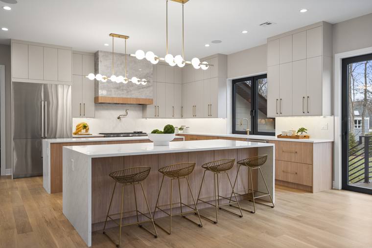 Open-plan family home, North Caldwell, NJ